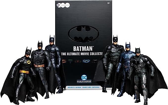 PRE-ORDER Mcfarlane DC Multiverse Multipack WB100 - Batman 6 Pack 7" Action Figure