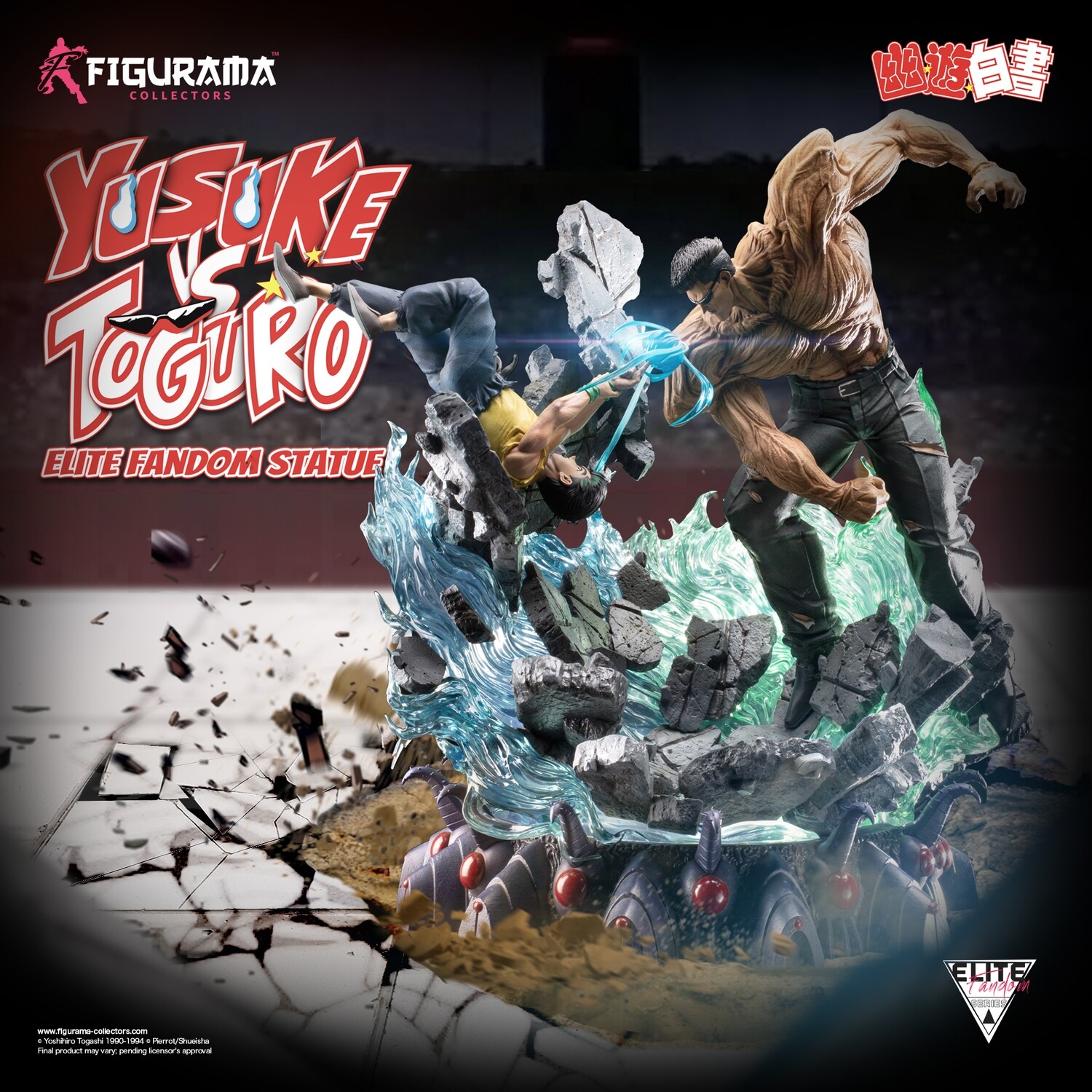 PRE-ORDER Figurama Collector Yu Yu Hakusho: Yusuke vs Toguro Elite Fandom Stateu