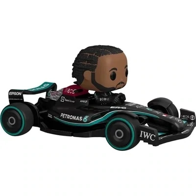 PRE-ORDER Funko Formula 1 Mercedes Lewis Hamilton Super Deluxe Funko Pop! Ride Vinyl Vehicle #308