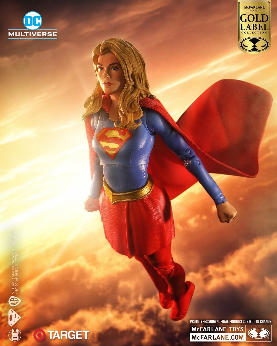 PRE-ORDER Mcfarlane DC Multiverse Super Girl (Rebirth) (Gold Label) 7" Action Figure