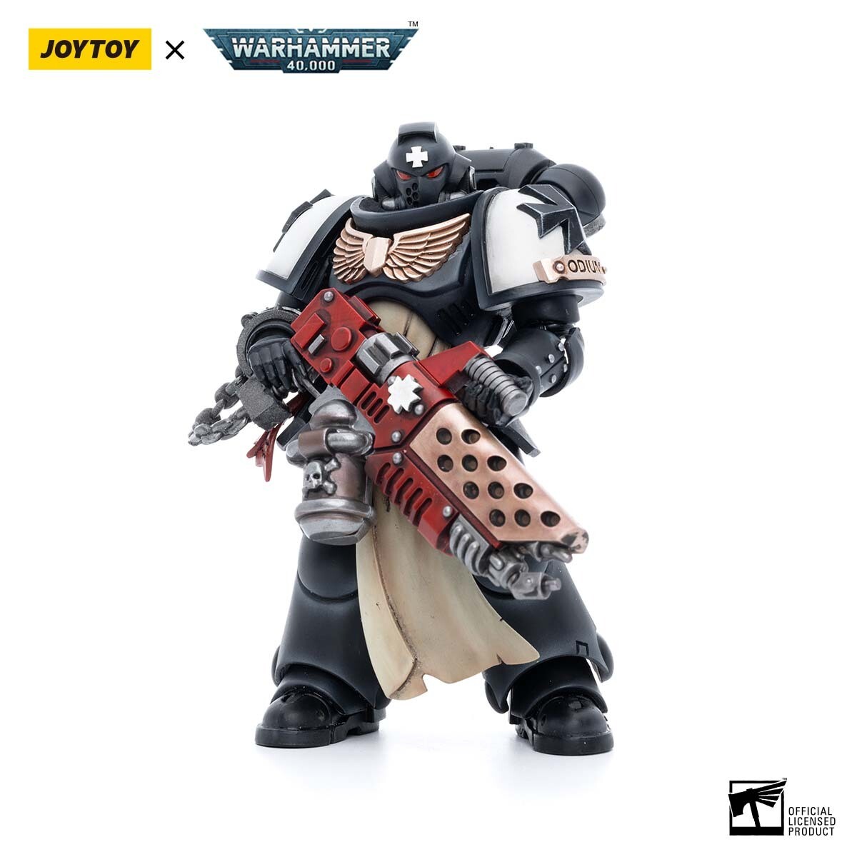 PRE-ORDER Joy Toy Warhammer 40k Black Templars Primaris Initiate Brother Raemont