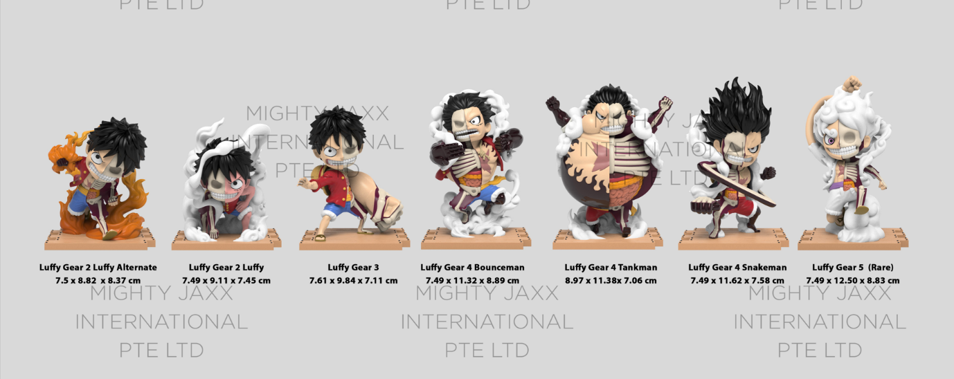 PRE-ORDER Mighty Jaxx Freeny's Hidden Dissection One Piece (Luffy's Gears Edition) 
(6pcs/PDQ)