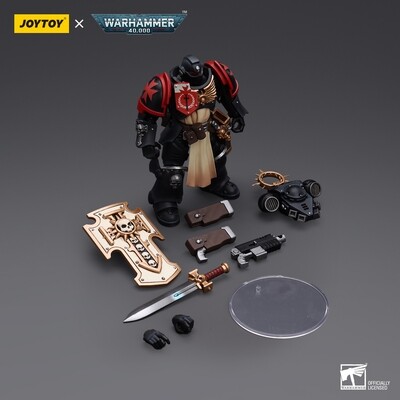 PRE-ORDER Joy Toy Warhammer 40k Primaris Space Marines Black Templars Bladeguard Veteran