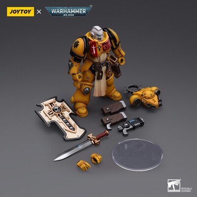 PRE-ORDER Joy Toy Warhammer 40k Primaris Space Marines Imperial Fists Bladeguard Veteran