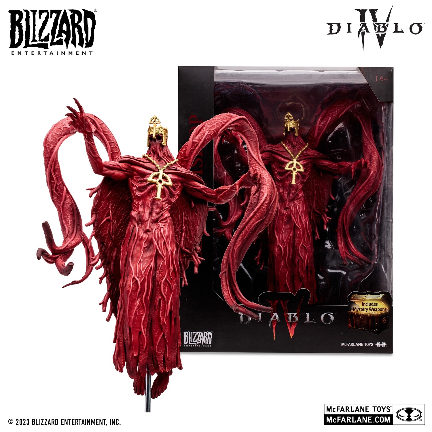 PRE-ORDER Mcfarlane Diablo IV Wave 1 - Blood Bishop 12&quot; Action Figure