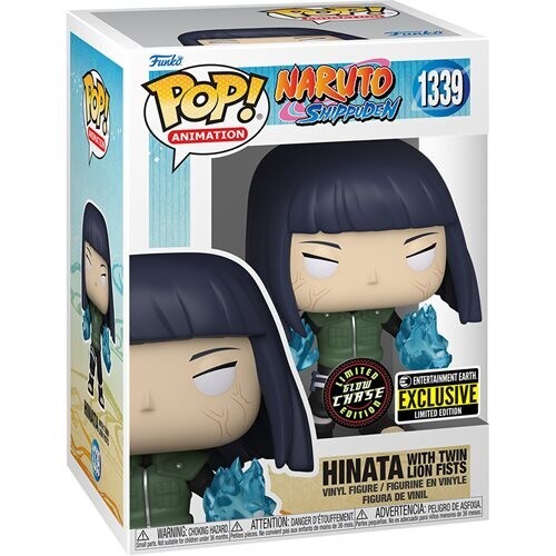 Funko Naruto: Shippuden Hinata with Twin Lion Fists Funko Pop! Vinyl Figure #1339 - Entertainment Earth Exclusive +25 Sumo Dollar