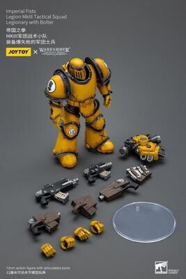 PRE-ORDER Joy Toy Warhammer 40k Imperial Fists Legion MkIII Tactical Squad 
Legionary with Bolter