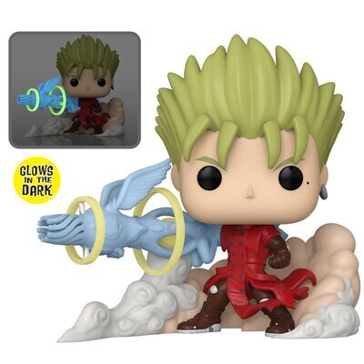 PRE-ORDER Funko Trigun Vash with Angel Arm Glow-in-the-Dark Deluxe Funko Pop! Vinyl Figure #1560