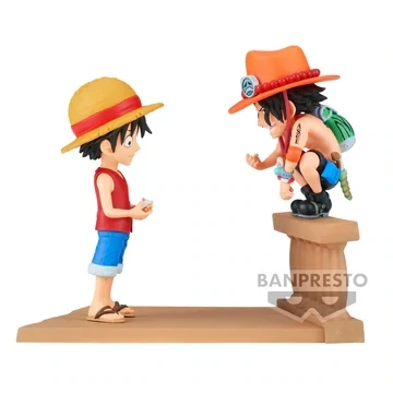 Banpresto One Piece World Collectable Figure Log Stories Monkey D. Luffy &amp; Portgas D. Ace