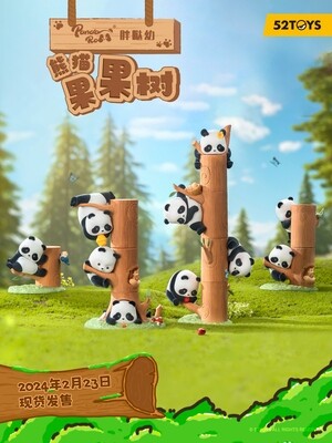 PRE-ORDER 52Toys Pandaroll Fruit Tree Climbing (8pcs / Display Box)