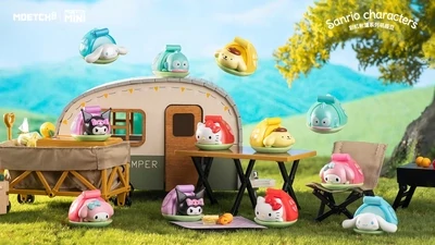 PRE-ORDER Moetch Sanrio characters Rainbow Tent Series Moetch Bean (PDQ/18pcs)