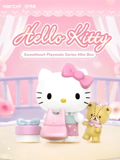 PRE-ORDER Moetch Hello Kitty Sweetheart Playmate Series of Mini Box (PDQ/8pcs)