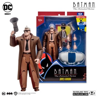 PRE-ORDER Mcfarlane DC Direct Batman the Animated Series - Commissioner Gordon 6" Action Figure