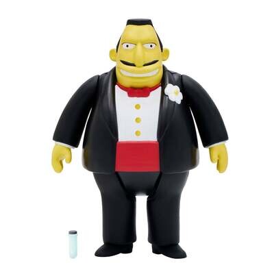 PRE-ORDER Super7 The SImpson Reaction Wave 1 Mcbain - Senator Mendoza