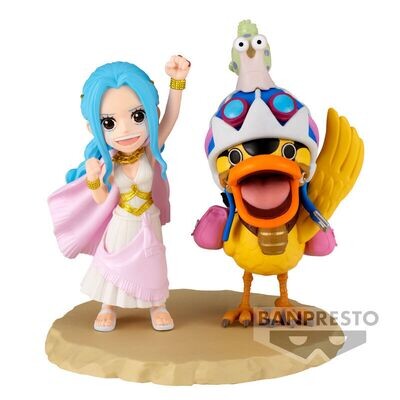 Banpresto One Piece World Collectable Figure Log Stories Nefeltari Vivi &amp; Karoo