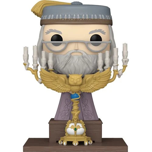 PRE-ORDER Funko Harry Potter and the Prisoner of Azkaban Albus Dumbledore with Podium Deluxe Funko Pop! Vinyl Figure #172