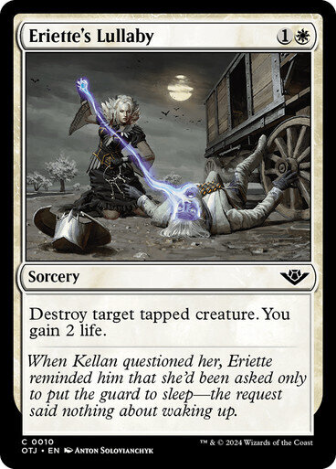 Magic the Gathering Eriette&#39;s Lullaby Outlaws of Thunder Junction