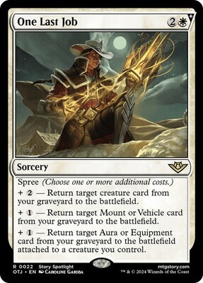 Magic the Gathering One Last Job Outlaws of Thunder Junction