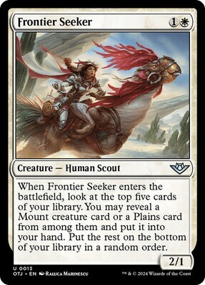 Magic the Gathering Frontier Seeker Outlaws of Thunder Junction