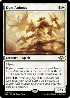 Magic the Gathering Dust Animus Outlaws of Thunder Junction