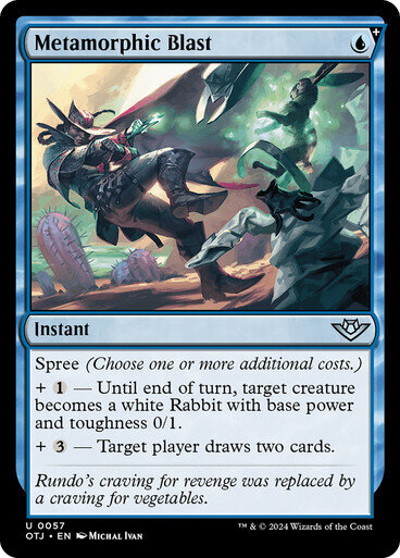 Magic the Gathering Metamorphic Blast Outlaws of Thunder Junction