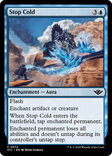 Magic the Gathering Stop Cold Outlaws of Thunder Junction