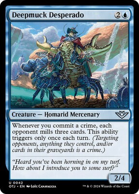 Magic the Gathering Deepmuck Desperado Outlaws of Thunder Junction