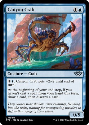 Magic the Gathering Canyon Crab Outlaws of Thunder Junction