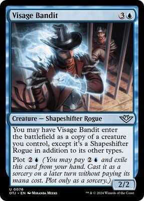 Magic the Gathering Visage Bandit Outlaws of Thunder Junction
