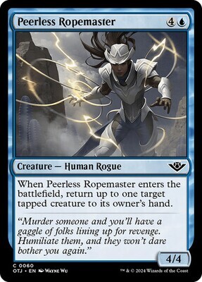 Magic the Gathering Peerless Ropemaster Outlaws of Thunder Junction