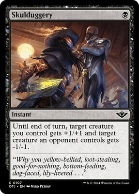 Magic the Gathering Skulduggery Outlaws of Thunder Junction