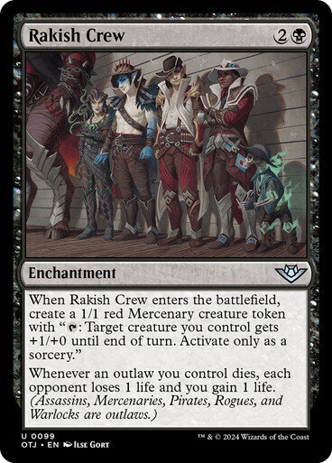 Magic the Gathering Rakish Crew Outlaws of Thunder Junction