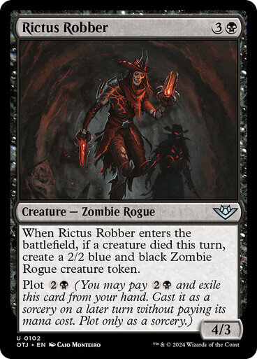 Magic the Gathering Rictus Robber Outlaws of Thunder Junction