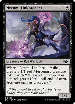 Magic the Gathering Nezumi Linkbreaker Outlaws of Thunder Junction