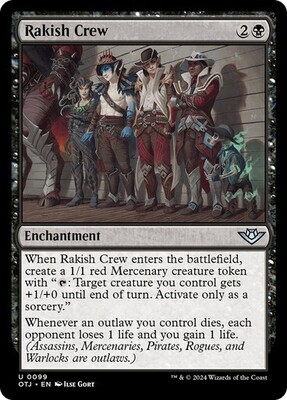 Magic the Gathering Rakish Crew Outlaws of Thunder Junction