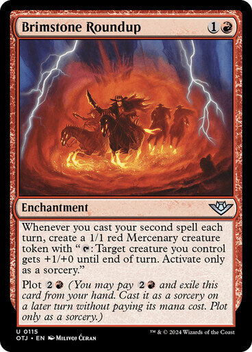 Magic the Gathering Brimstone Roundup Outlaws of Thunder Junction