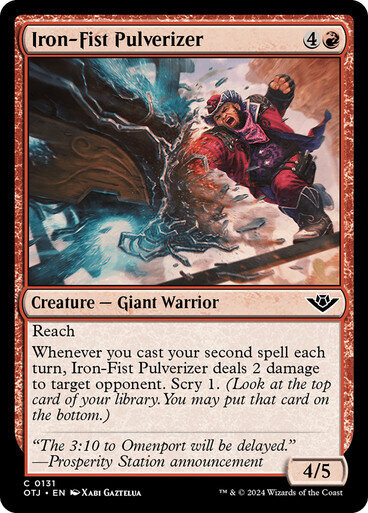Magic the Gathering Iron-Fist Pulverizer Outlaws of Thunder Junction