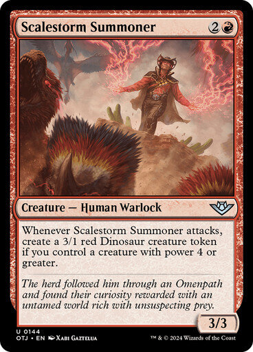 Magic the Gathering Scalestorm Summoner Outlaws of Thunder Junction