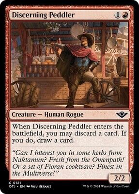 Magic the Gathering Discerning Peddler Outlaws of Thunder Junction