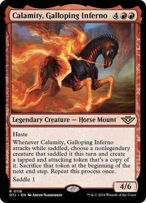 Magic the Gathering Calamity, Galloping Inferno Outlaws of Thunder Junction