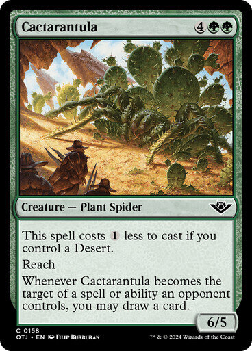 Magic the Gathering Cactarantula Outlaws of Thunder Junction