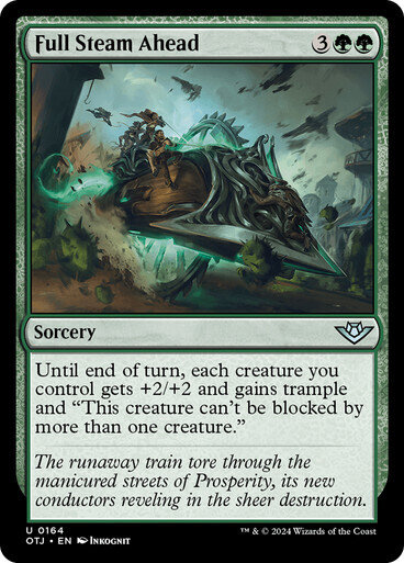 Magic the Gathering Full Steam Ahead Outlaws of Thunder Junction