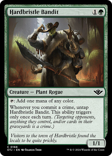 Magic the Gathering Hardbristle Bandit Outlaws of Thunder Junction