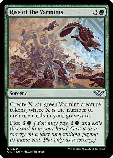 Magic the Gathering Rise of the Varmints Outlaws of Thunder Junction