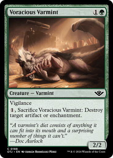Magic the Gathering Voracious Varmint Outlaws of Thunder Junction