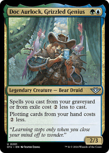 Magic the Gathering Doc Aurlock, Grizzled Genius Outlaws of Thunder Junction