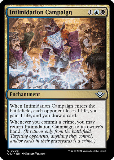Magic the Gathering Intimidation Campaign Outlaws of Thunder Junction