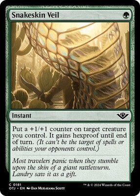Magic the Gathering Snakeskin Veil Outlaws of Thunder Junction