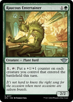 Magic the Gathering Raucous Entertainer Outlaws of Thunder Junction