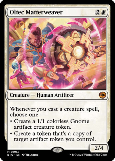 Magic the Gathering Oltec Matterweaver Outlaws of Thunder Junction The Big Score